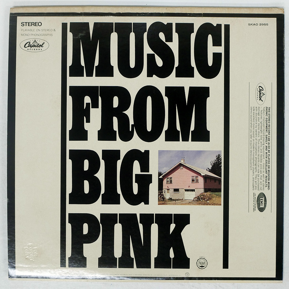 US盤 THE BAND/MUSIC FROM BIG PINK/CAPITOL SKAO2955 LP_画像2