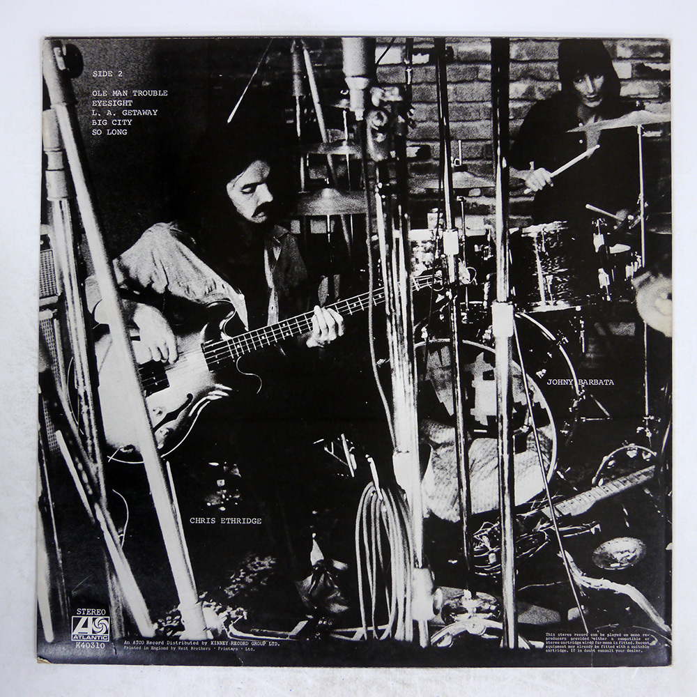 UK盤 JOEL SCOTT HILL/L.A. GETAWAY/ATLANTIC K40310 LP_画像2