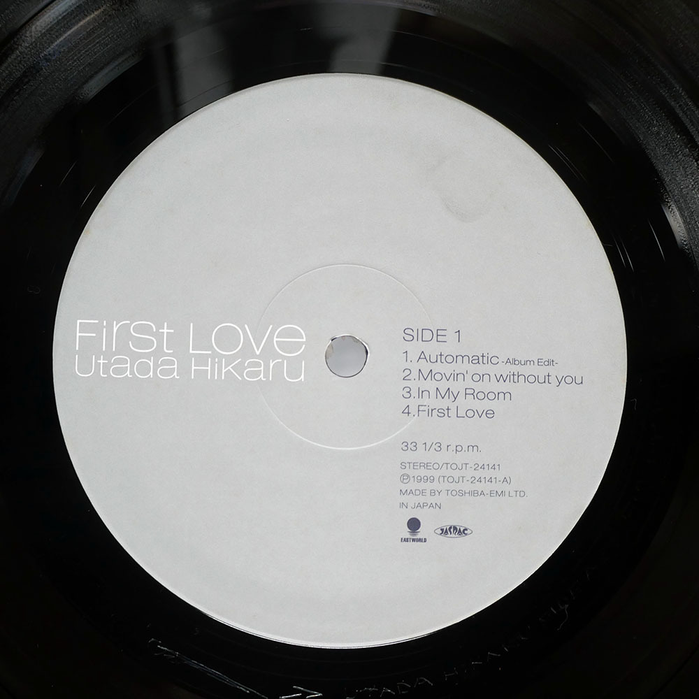 国内盤 宇多田ヒカル/ファーストラブ/EASTWORLD TOJT24141 LP_画像3