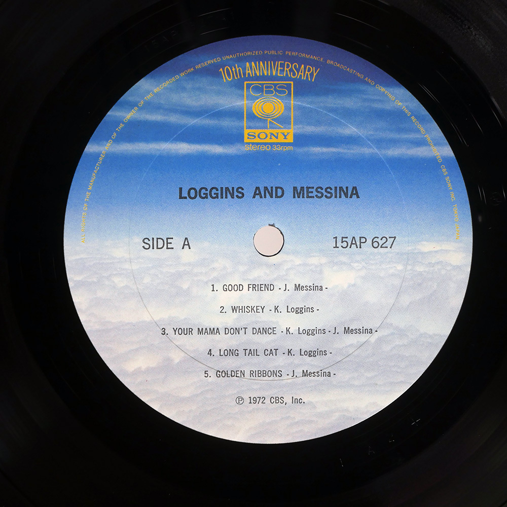 帯付き 国内盤 ロギンズ & メッシーナ/SAME/CBS/SONY 15AP627 LP_画像2