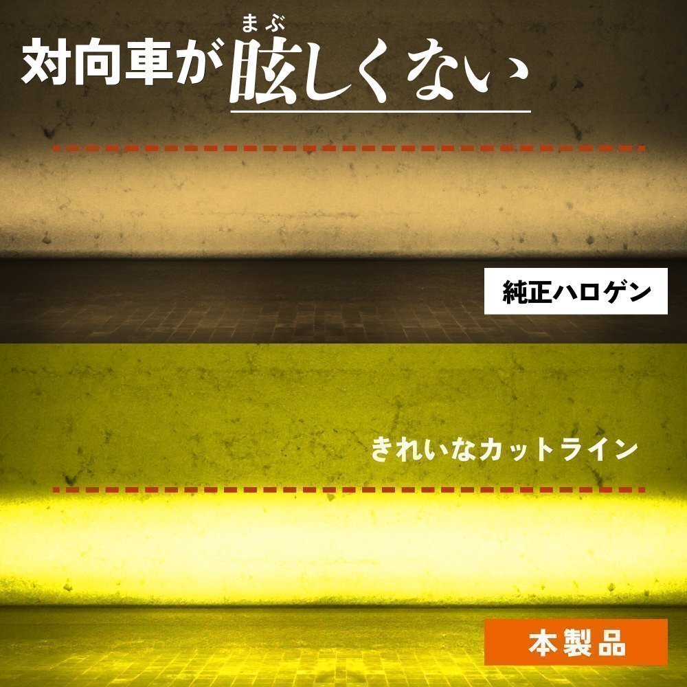 【2000円OFF】限定セール【送料無料】HID屋 LED 爆光 フォグランプ イエロー バルブ PSX26W 車検対応 安心保証_画像8