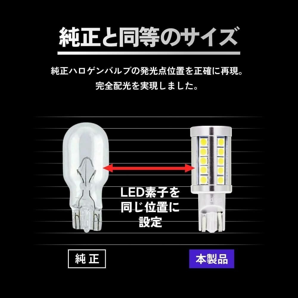 【20%OFF】限定セール【送料無料】LED 爆光 バックランプ 9100lx 2球セット T16 車検対応 安心保証 アルトなどに_画像8