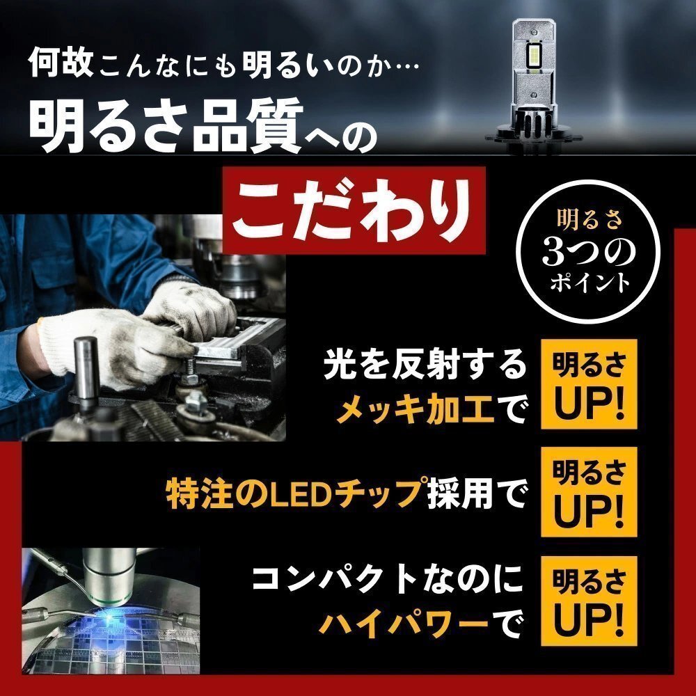 【20%OFFセール】バイクに【送料無料】HID屋 LED 爆光ヘッドライト H7 バルブ 簡単取付 配線レス 車検対応 YZF-R125など_画像9