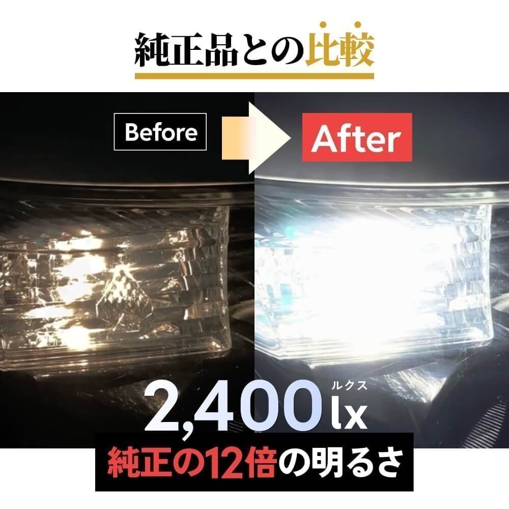 【20%OFF】爆光ポジション【送料無料】HID屋 LED クールホワイト T10/T16 2400lx 車検対応 安心保証 マークX_画像3