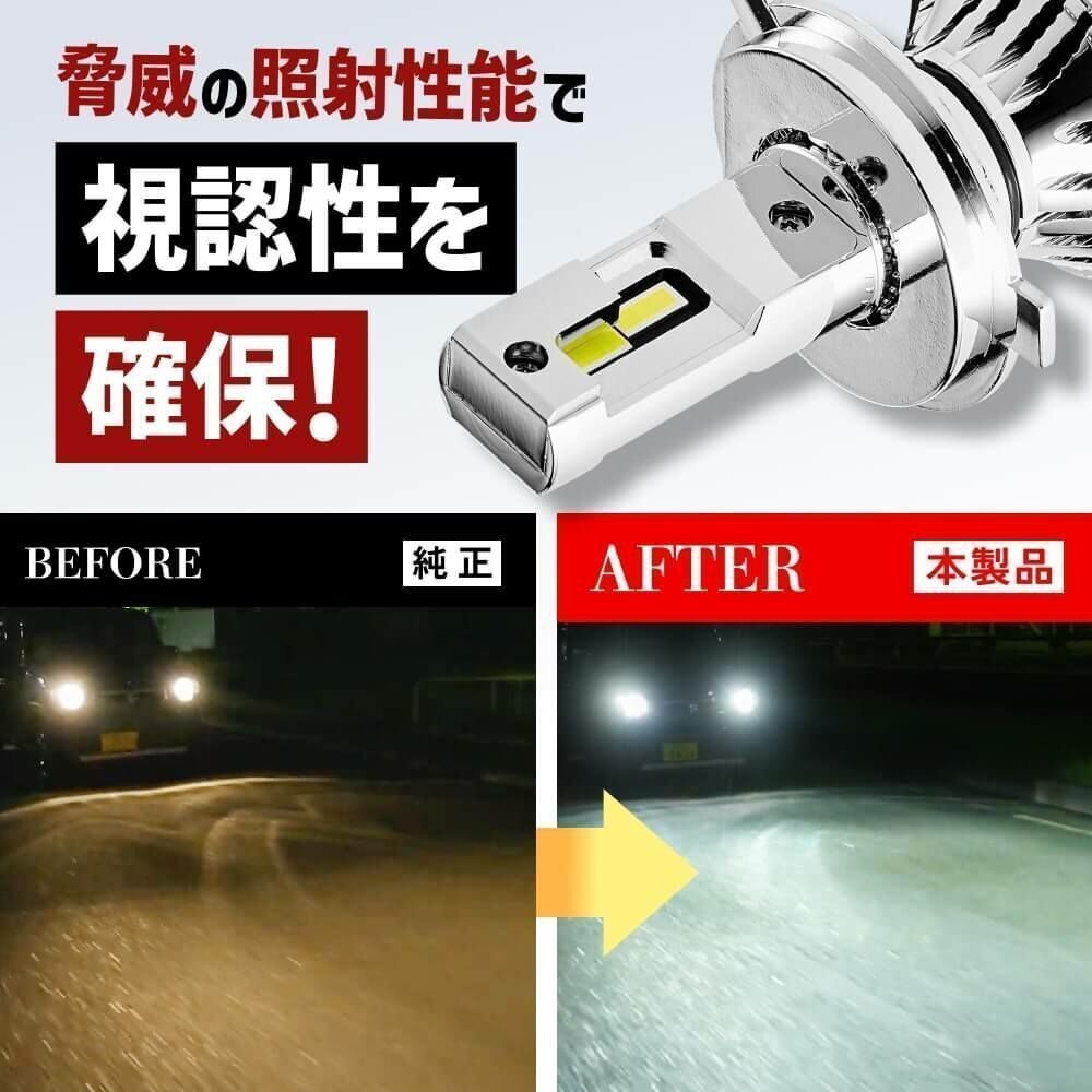 【本日限定!4205円OFF】【送料無料】HID屋 爆光 LED ヘッドライト H8/H11/H16 バルブ フォグランプ 車検対応 安心保証 セレナなどに_画像7