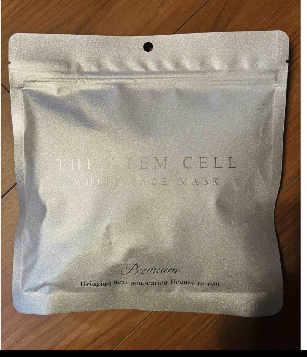THE STEM CELLホワイトマスクプレミアム エクソソーム ヒト幹細胞 フェイスマスク 新品未開封品_画像1
