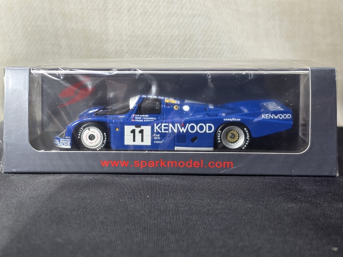 SPARK スパーク 1/43 S4173 ポルシェ962C KENWOOD #11 1985 ルマン９位_画像1