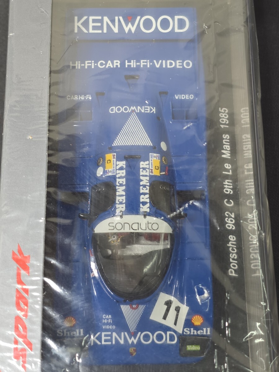 SPARK スパーク 1/43 S4173 ポルシェ962C KENWOOD #11 1985 ルマン９位_画像8