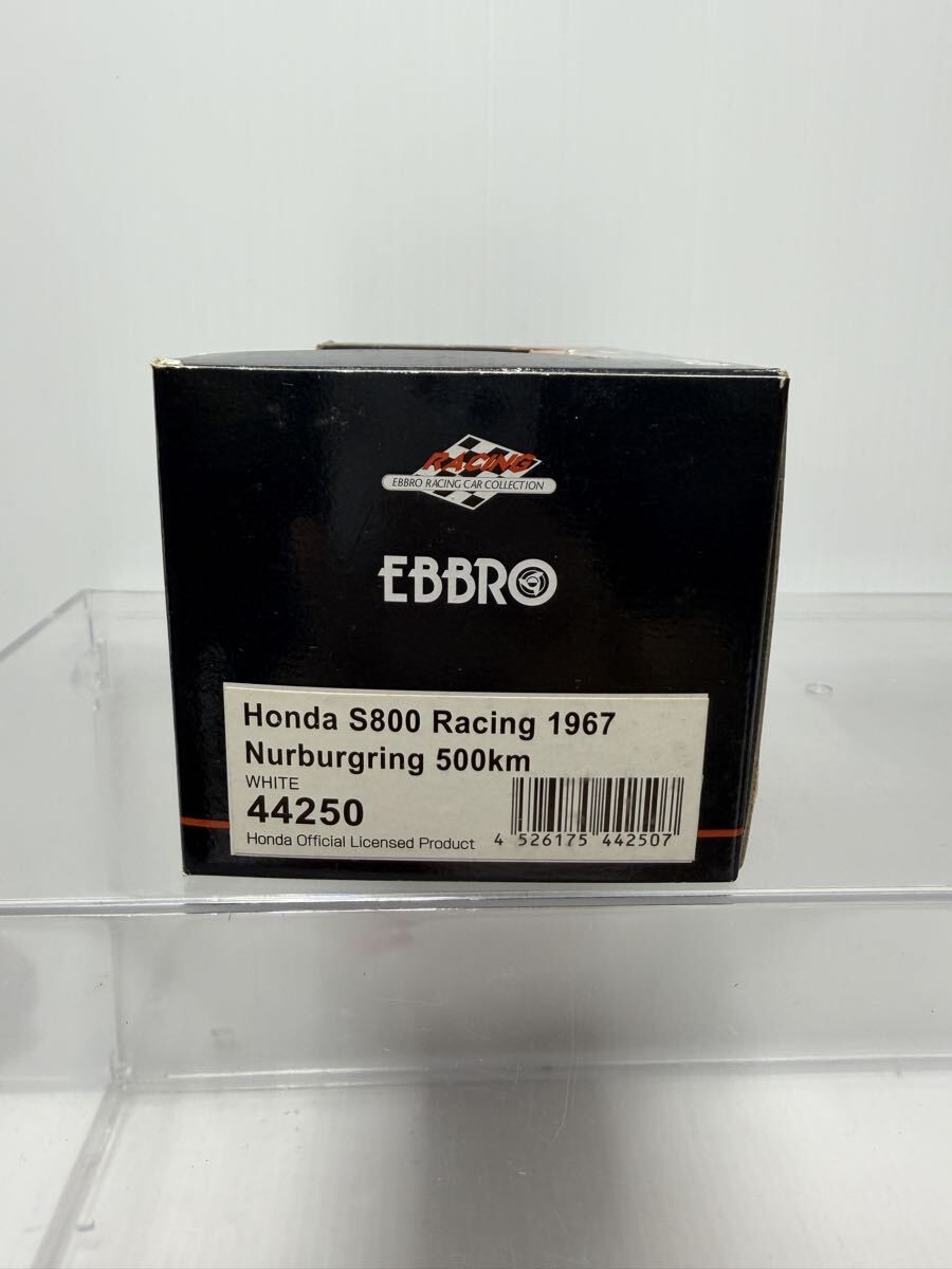 44250 EBBRO 1/43 Honda S800 Racing 1967 Nurburgring 500km EBBRO Honda No.58 #58