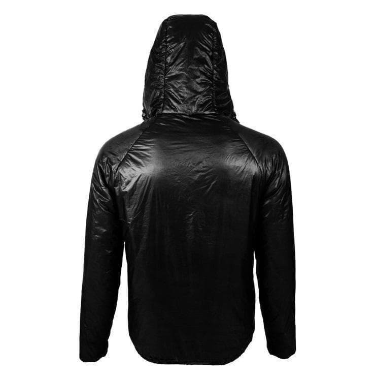ENLIGHTENED EQUIPMENT Jacket Black Mサイズ　登山　ハイク　UL　ウルトラライト　軽量　化繊　ダウン　ジャケット　プルオーバー　山　道_画像2