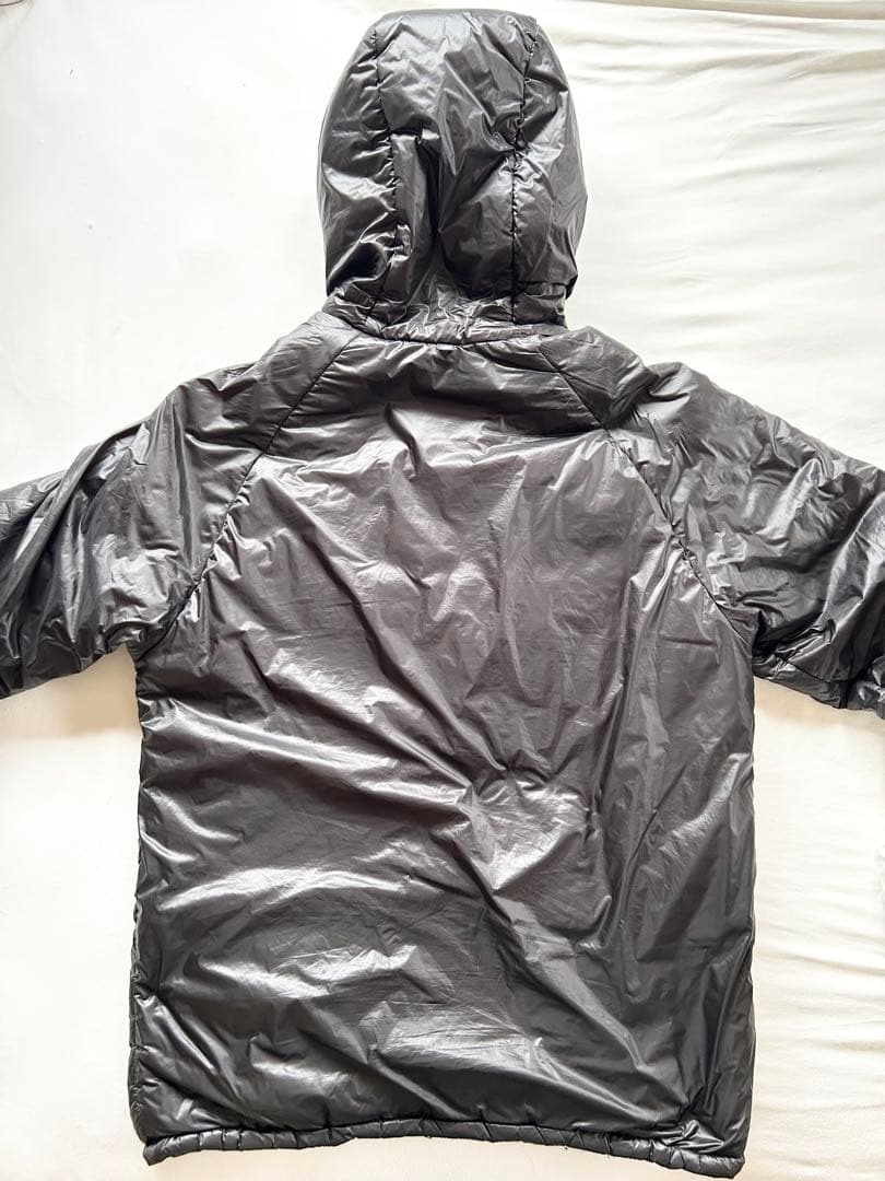 ENLIGHTENED EQUIPMENT Jacket Black Mサイズ　登山　ハイク　UL　ウルトラライト　軽量　化繊　ダウン　ジャケット　プルオーバー　山　道_画像5