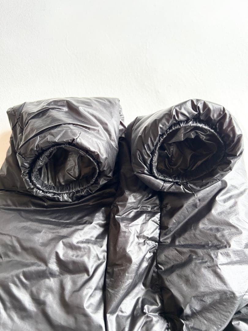 ENLIGHTENED EQUIPMENT Jacket Black Mサイズ　登山　ハイク　UL　ウルトラライト　軽量　化繊　ダウン　ジャケット　プルオーバー　山　道_画像8