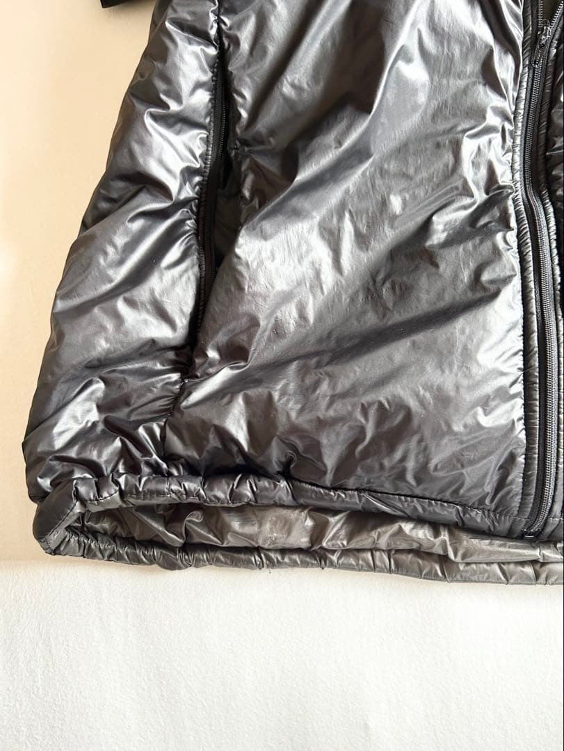 ENLIGHTENED EQUIPMENT Jacket Black Mサイズ　登山　ハイク　UL　ウルトラライト　軽量　化繊　ダウン　ジャケット　プルオーバー　山　道_画像10