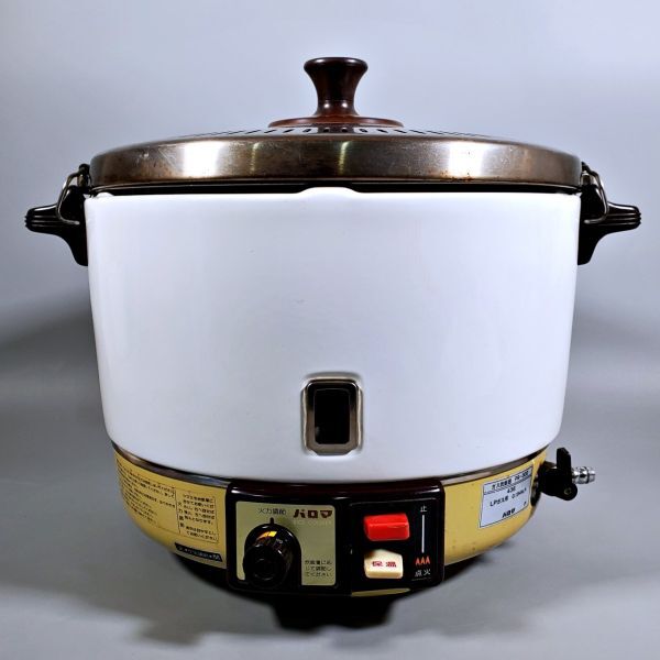 【最終値下げ】 パロマ ガス炊飯器 PR-300 LPガス 5合～16合炊き 3リットル 業務用 動作未確認 昭和レトロ_画像1