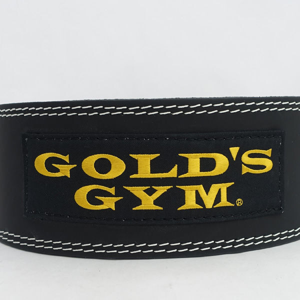 ★ GOLDS GYM ゴールドジム パワーベルト ブラック ブラックレザー M(75-85cm)サイズ 中古品 (0220537941)_画像10