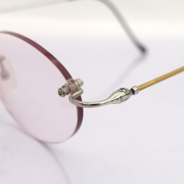 ★ PARIS MIKI メガネフレーム チタン ゴールド K18 軽量 (0220539638)_画像5