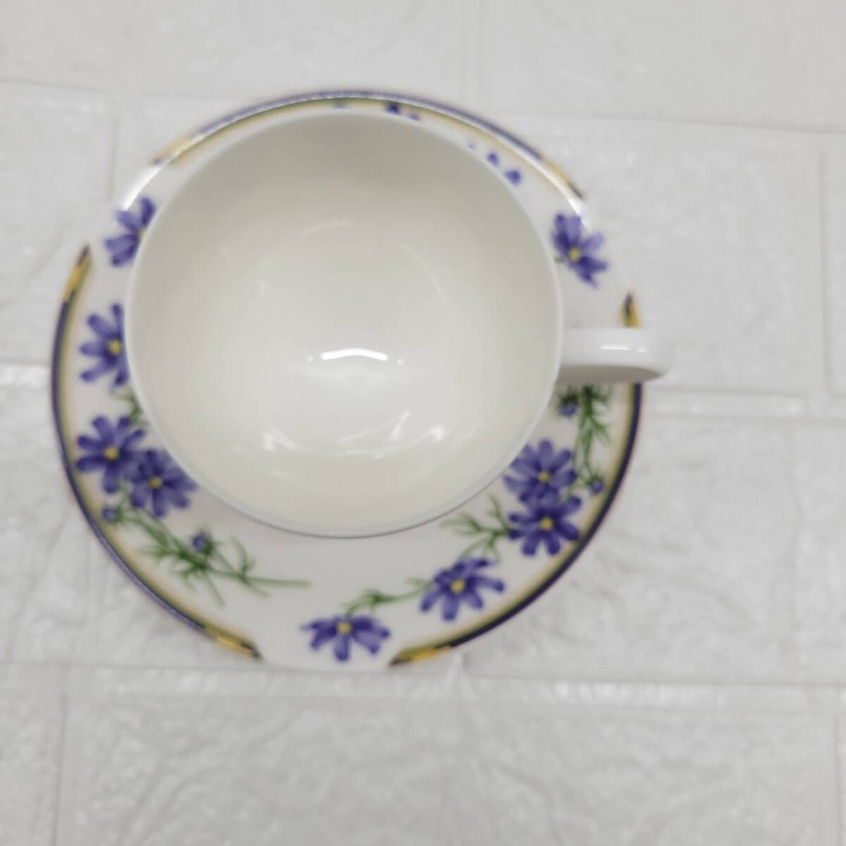 ★【在庫処分価格】Noritake EXCEL QUALITY エクセル クオリティ 花柄 カップ&ソーサー 5客セット 長期保管品☆T11-070J_画像3