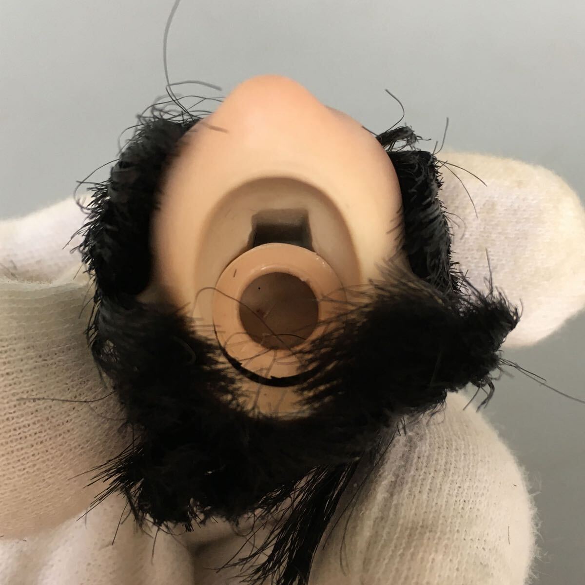 B253 1/6 フィギュア ヘッド　女性ヘッド　植毛タイプ 希少品 12インチドール 美少女 OB/TBLeague/Phicen/Jiaou doll素体対応 白肌_画像7