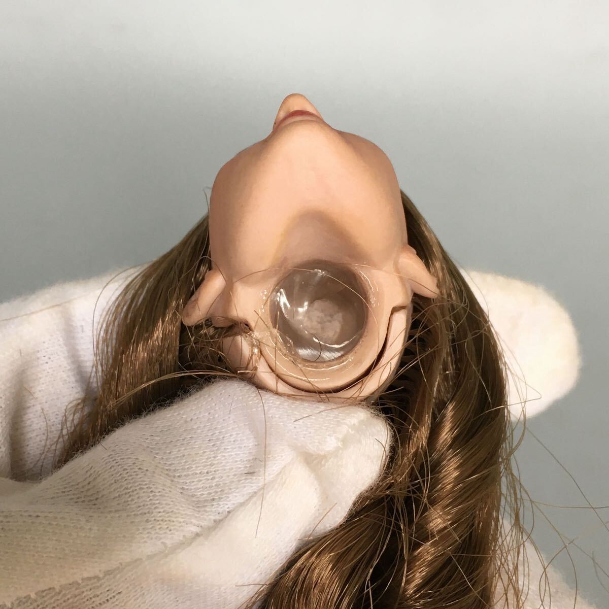 B119 1/6 フィギュア ヘッド　女性ヘッド　植毛タイプ 希少品 12インチドール 美少女 OB/TBLeague/Phicen/Jiaou doll素体対応 日焼け_画像4