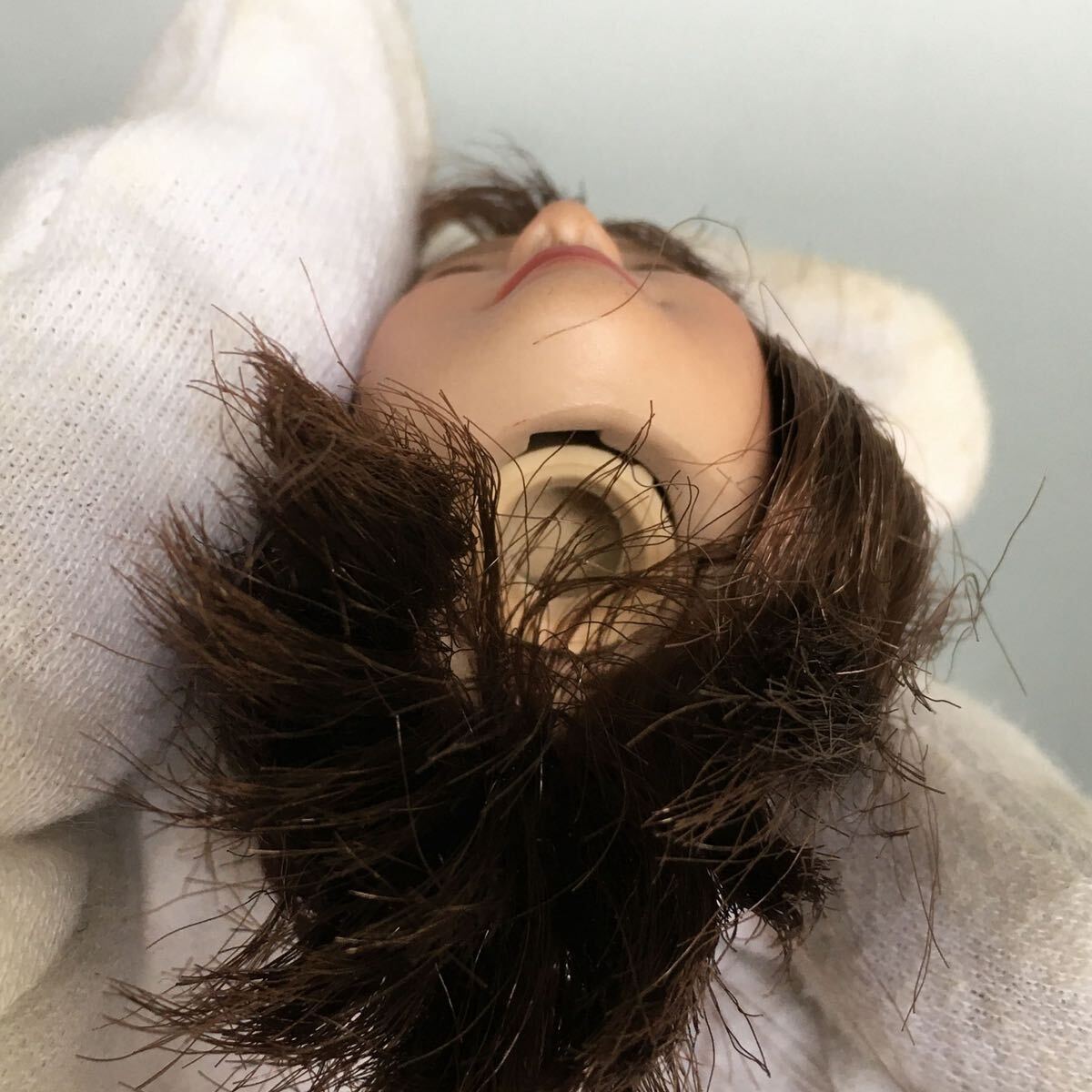 B132 1/6 フィギュア ヘッド　女性ヘッド　植毛タイプ 希少品 12インチドール 美少女 OB/TBLeague/Phicen/Jiaou doll素体対応 日焼け_画像5