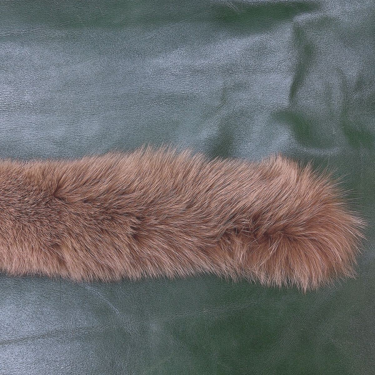  сделано в Японии натуральная кожа мех muffler FOX натуральный мех мех лисы зажим мех пелерина лисица бежевый 