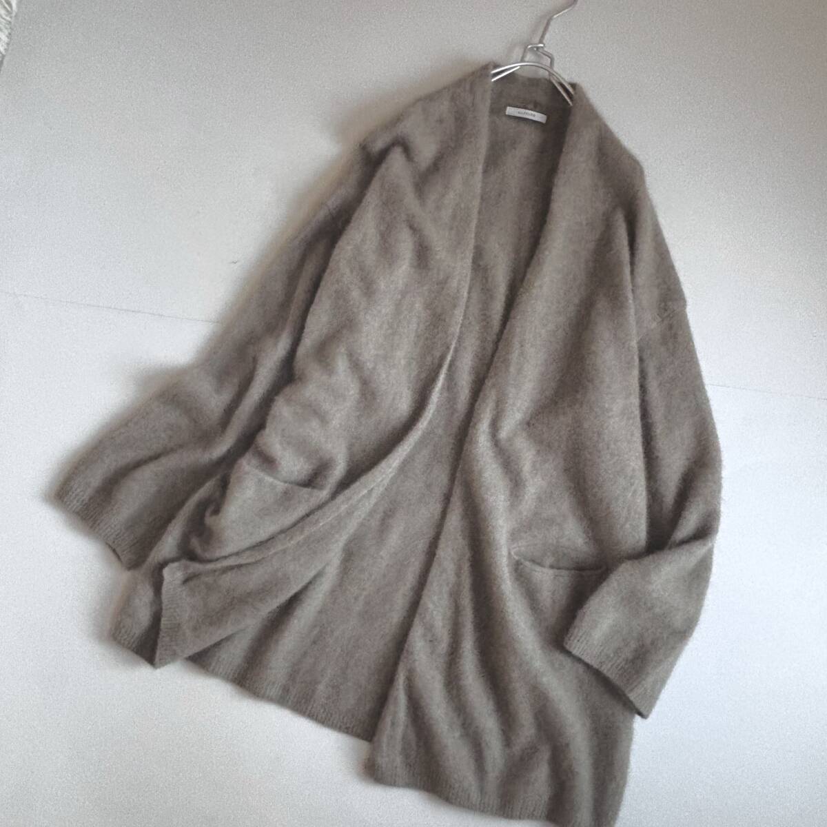 ⑤ ベイフロー BAYFLOW ラクーンファー キナガシ カーディガン ガウン ふわふわ 大きいサイズ 3_画像1