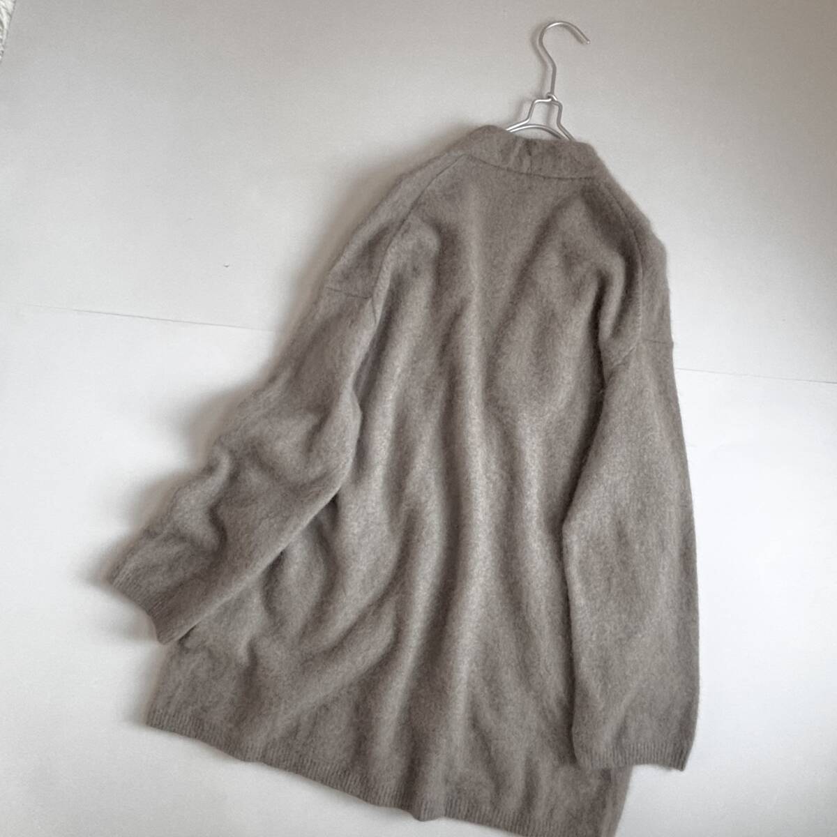 ⑤ ベイフロー BAYFLOW ラクーンファー キナガシ カーディガン ガウン ふわふわ 大きいサイズ 3_画像5