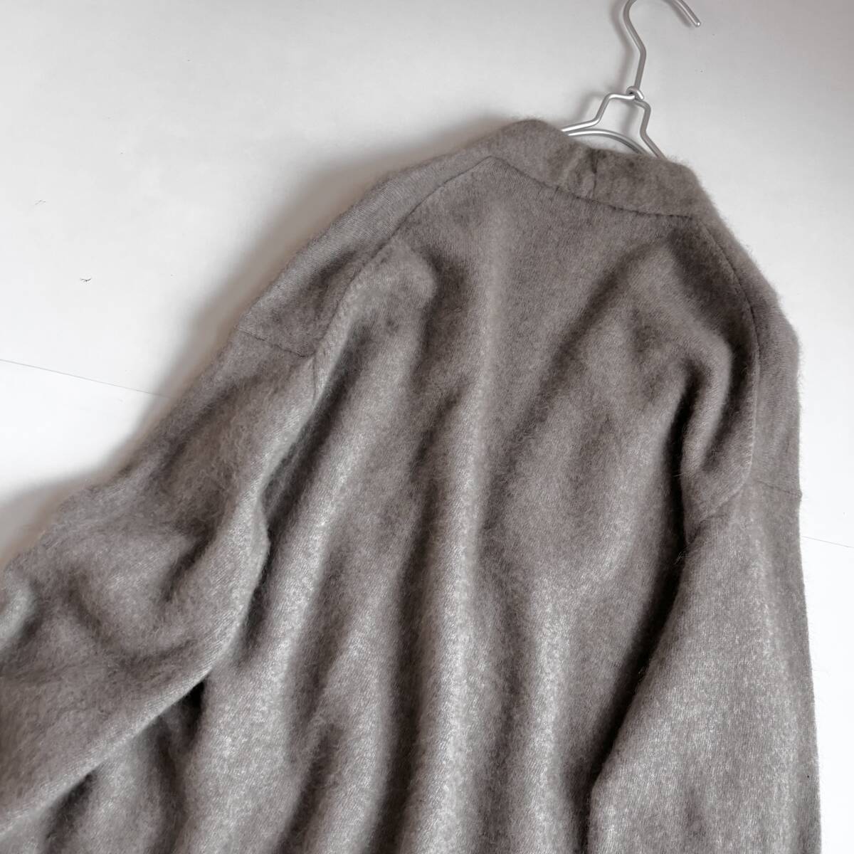 ⑤ ベイフロー BAYFLOW ラクーンファー キナガシ カーディガン ガウン ふわふわ 大きいサイズ 3_画像6