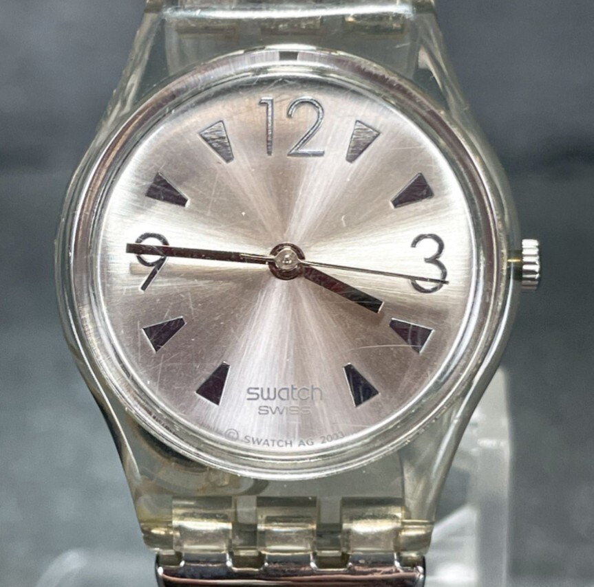 1円スタート SWATCH スウォッチ NATURAL SIGNS LM124G_画像1