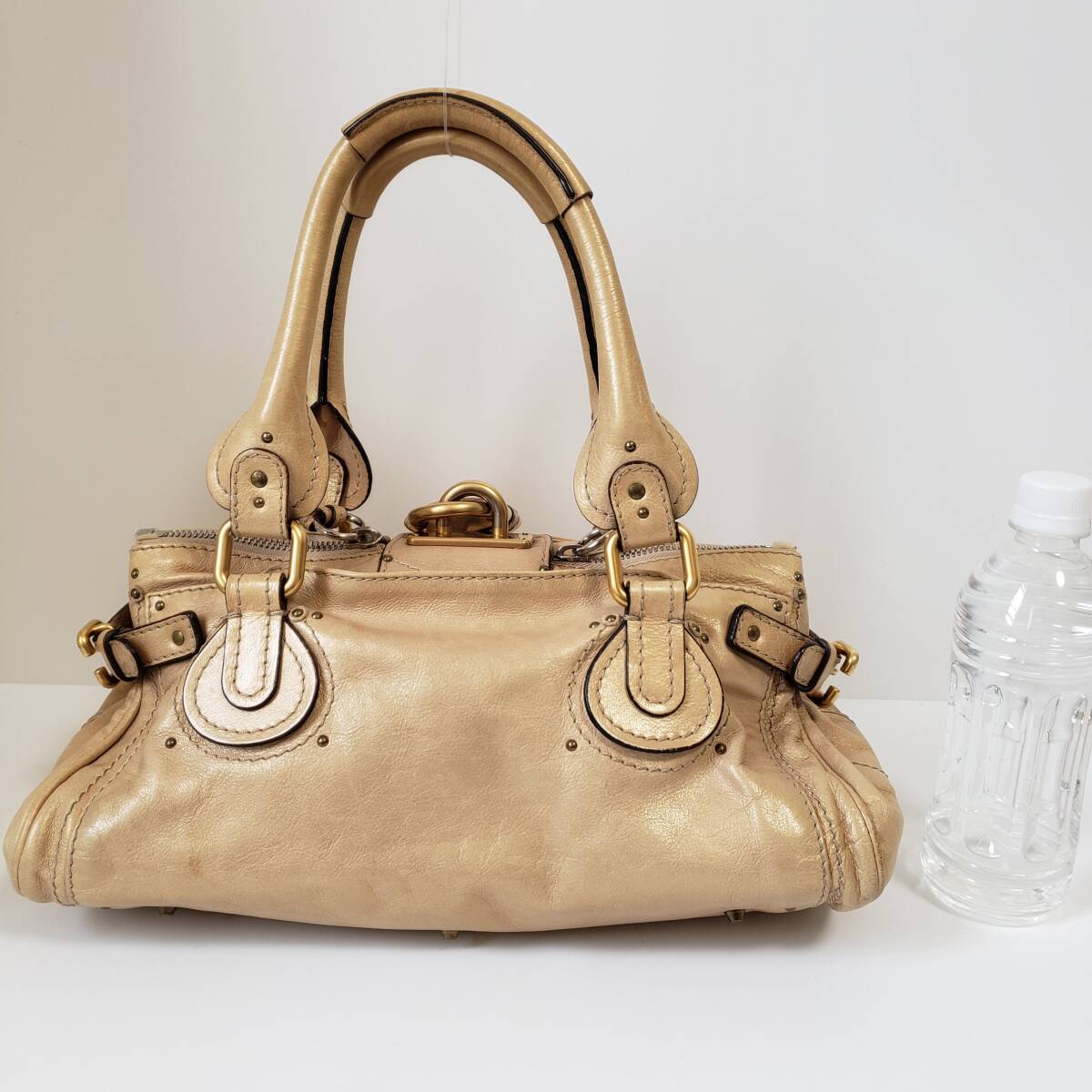 Chloeクロエ　パディントン　ゴールド　外袋つき　パドロック南京錠　本物　イエローゴールド　ハンドバッグ　Paddington_画像3