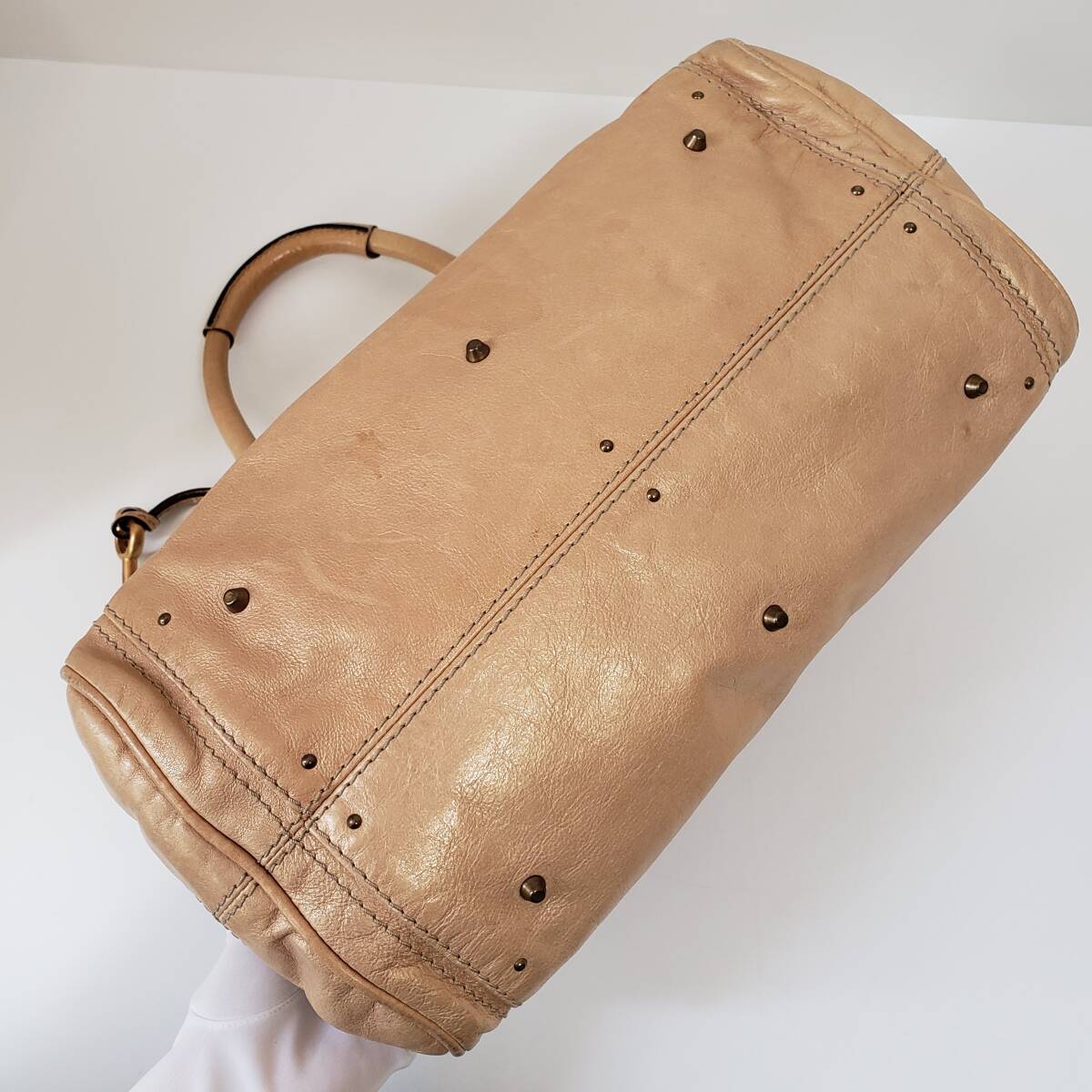 Chloeクロエ　パディントン　ゴールド　外袋つき　パドロック南京錠　本物　イエローゴールド　ハンドバッグ　Paddington_画像6