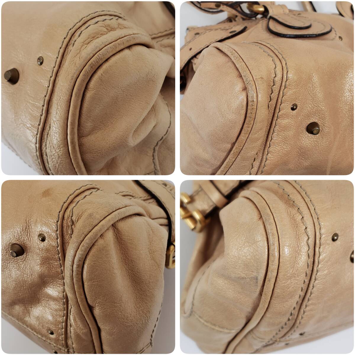 Chloeクロエ　パディントン　ゴールド　外袋つき　パドロック南京錠　本物　イエローゴールド　ハンドバッグ　Paddington_画像7