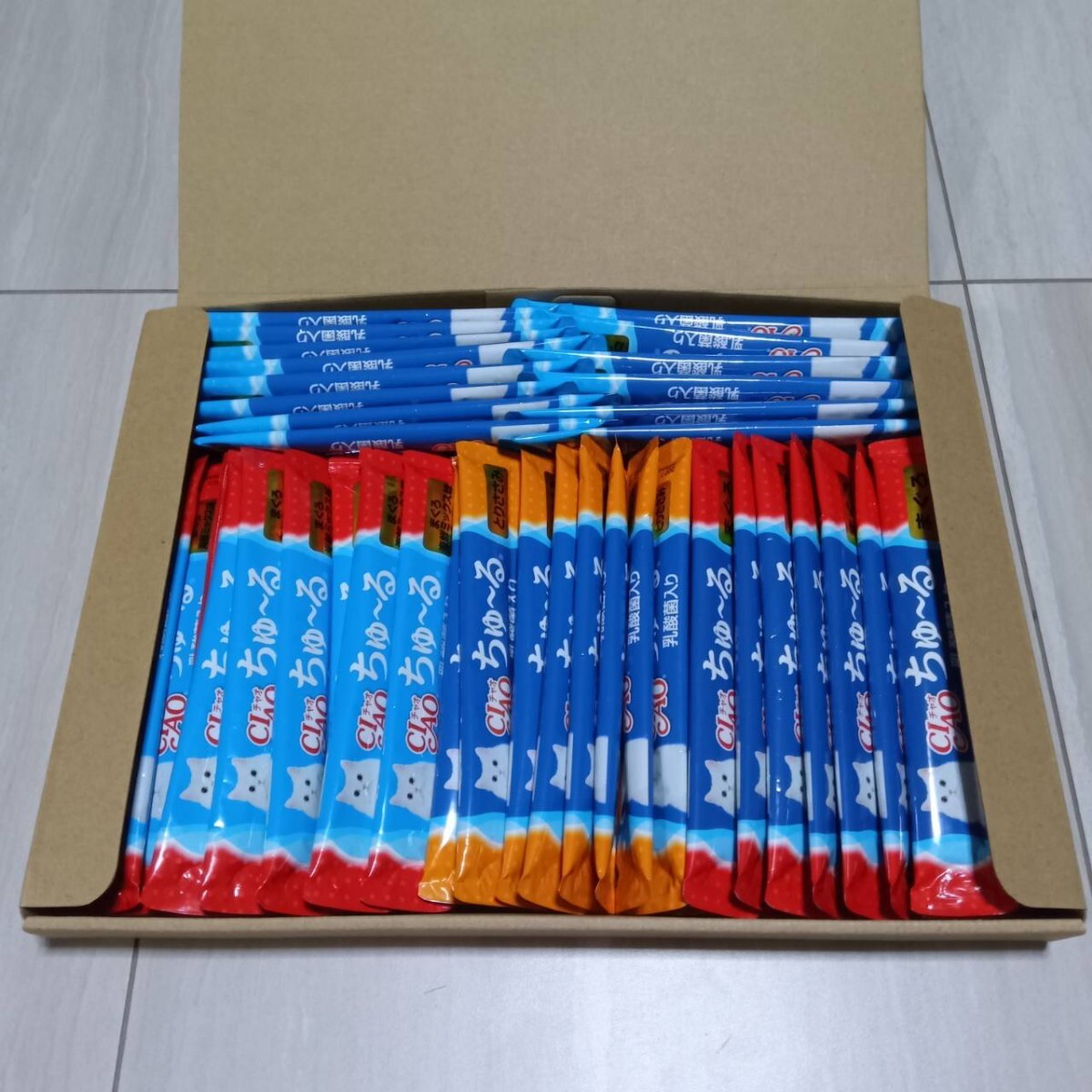 ⑫ いなば　CIAOちゅーる 乳酸菌 バラエティ60本セット_画像2