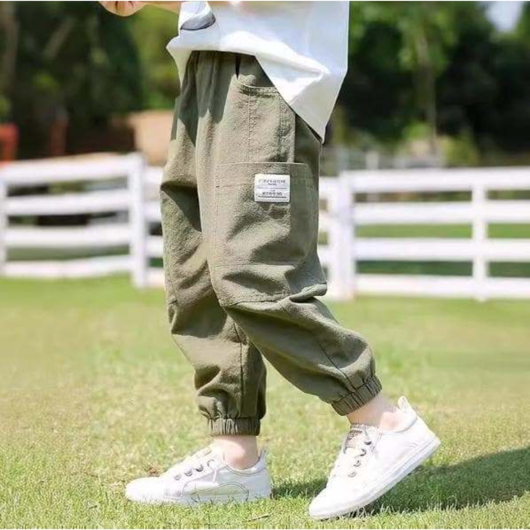 キッズカーゴパンツ（グリーン150ボトムスこども子供男の子男児女児韓国子供服k0032_画像3