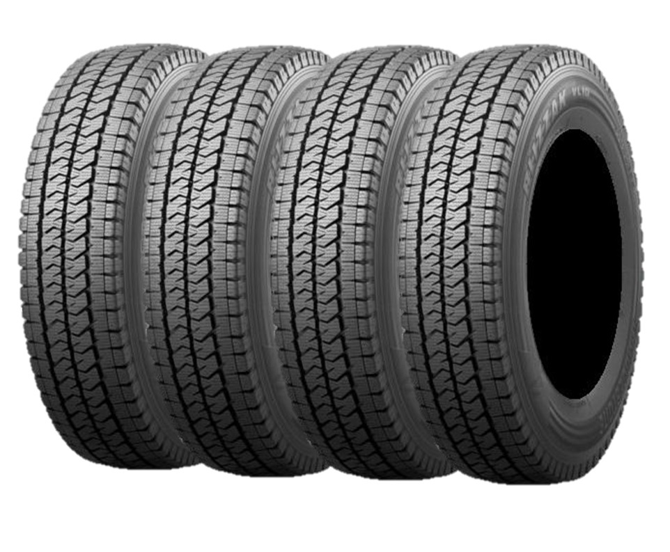 ◆2024年製 4本セット送料込68,000円～ ブリヂストン 195/80R15 107/105N BLIZZAK VL10 スタッドレスタイヤ ブリザック BRIDGESTONEの画像1