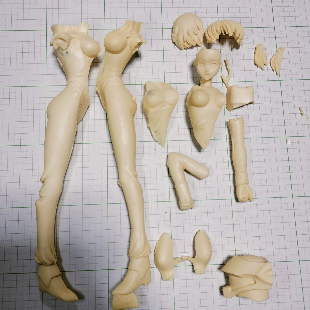 ガレージキット ガンダムSEED1/8 ルナマリア・ホーク(パイロットスーツ)_画像1