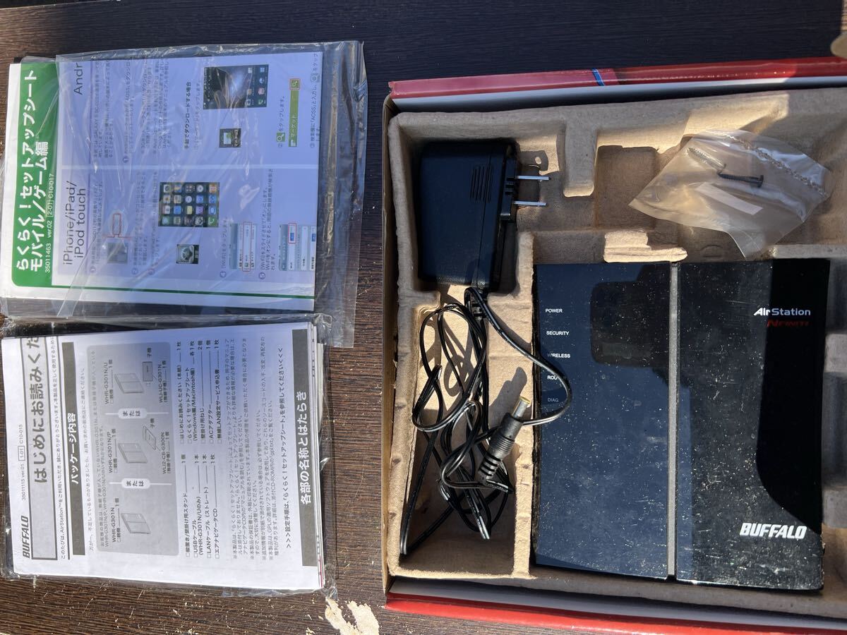 (BUFFALO 無線LAN親機 WHR-G301N) BUFFALO バッファロー 無線LANルーター WHR-G301N AirStation 無線LAN親機_画像5