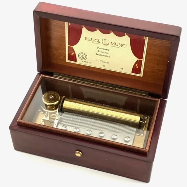 REUGE オルゴール Polonaise Tristesse Impromptu F.Chopin CH3/72 リュージュ ミュージック 音出し確認済_画像1