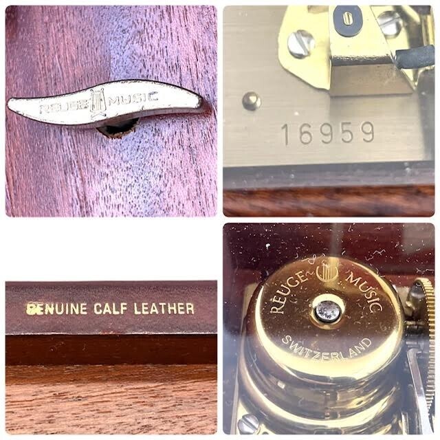 REUGE オルゴール Polonaise Tristesse Impromptu F.Chopin CH3/72 リュージュ ミュージック 音出し確認済_画像4