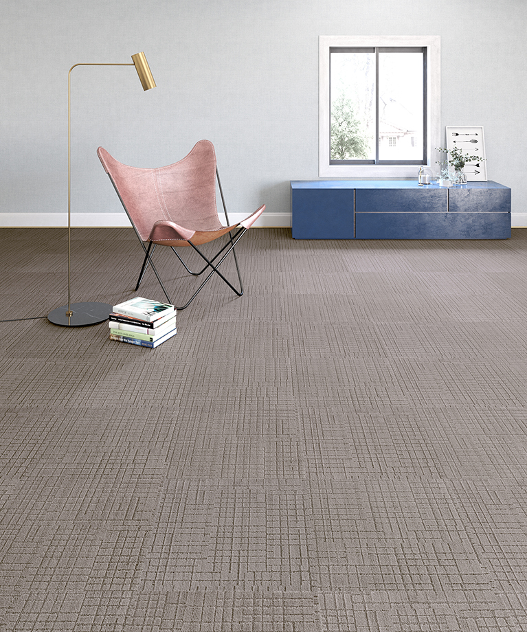 日本製防音タイルカーペット(16枚)厚み約13.6mm(1617)在庫136枚・裏面不織布・1枚250円~_画像6