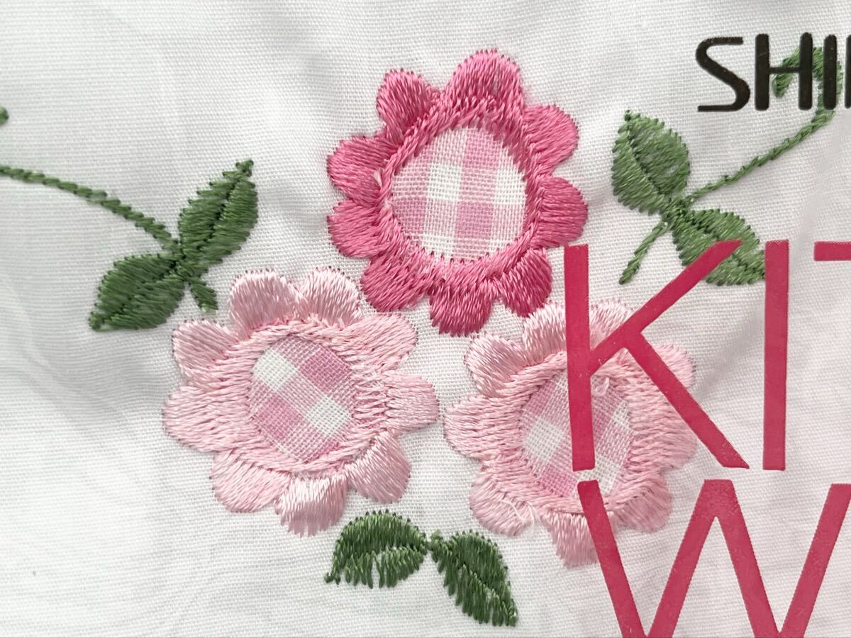 アイシスエプロン 割烹着 白 年代物 〇自宅保管品_画像5