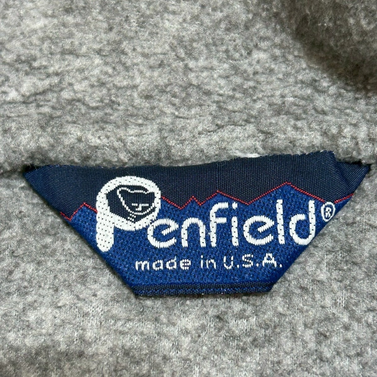 penfield ペンフィールド フリース　ハーフジップ　アメカジ　グレー　サイズL_画像5