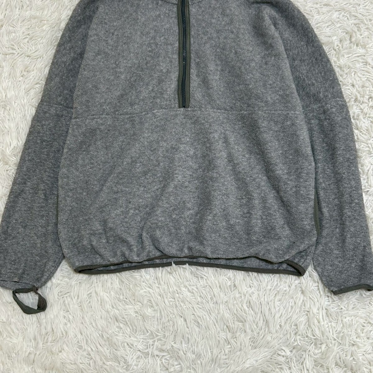 penfield ペンフィールド フリース　ハーフジップ　アメカジ　グレー　サイズL_画像9