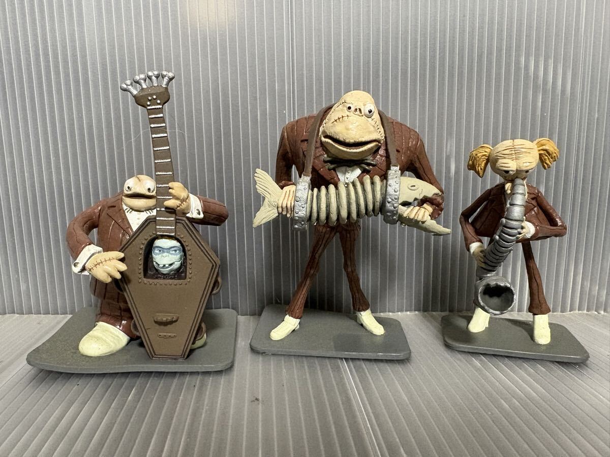 レア！　 ナイトメアー　ビフォア　クリスマス　NECA フィギュア　バンドマン　3人組　p.v.c フィギュアコレクション_画像1