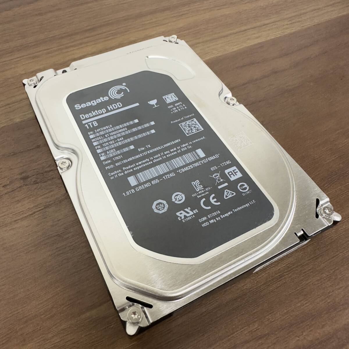 APPLE HDD ST1000DM003 1TB SATA 送料無料 管S4_画像1