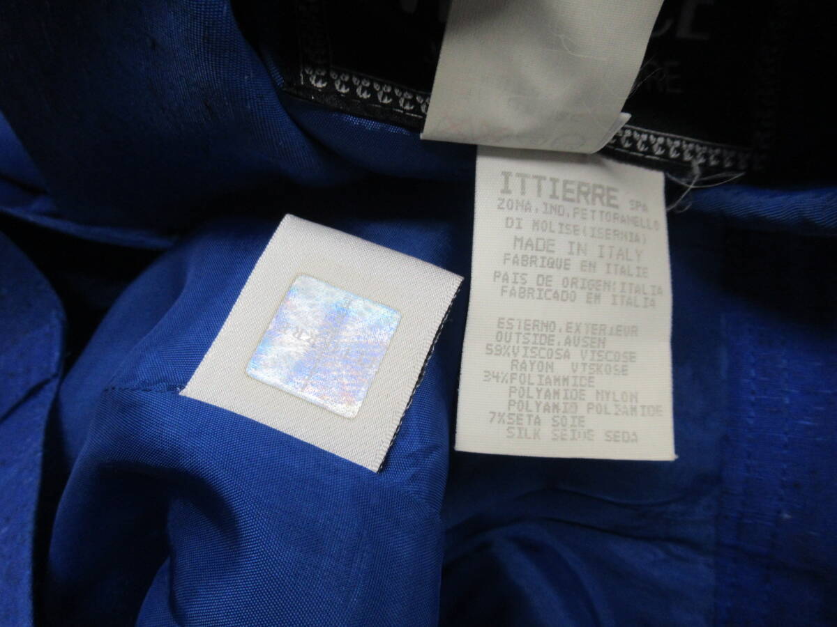 ★【S送900円】2854　VERSACE JEANS COUTURE　ヴェルサーチ ジーンズクチュール　メデューサ　ジャケット(26/40)＆スカート(？)　ブルー_画像10