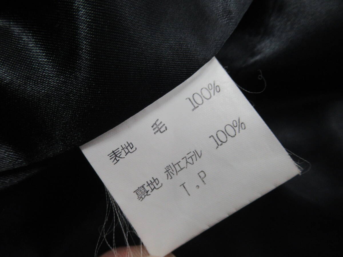 【送900円】2767　agnes b.　アニエスベー　テーラードジャケット　メンズ？　ブラック　毛100％　アウター　羽織　シングル　スーツ　2_画像6