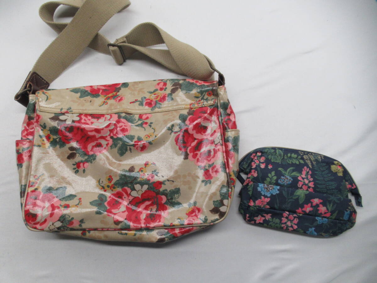 【送900円】3045　Cath Kidson キャスキッドソン　バッグ8点まとめ　ショルダー/ハンド/トート/ポーチ/リュック/花柄/ラミネート バラ不可_画像3