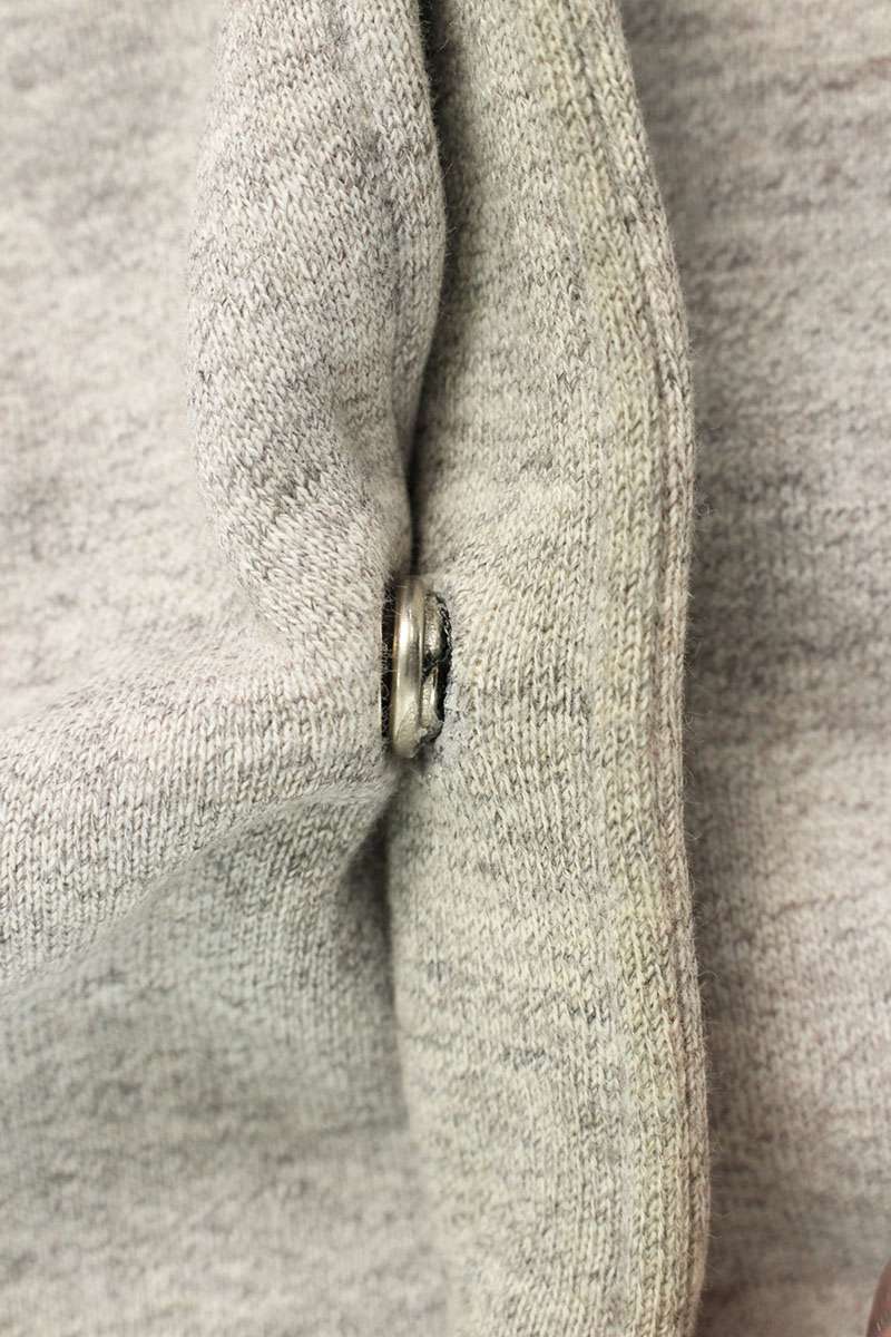 クロムハーツ ブルゾン サイズ:M JKT GRP NOT BOMBER CHワッペンレザー切り替えスタジャンブルゾン 中古 OS06_画像3