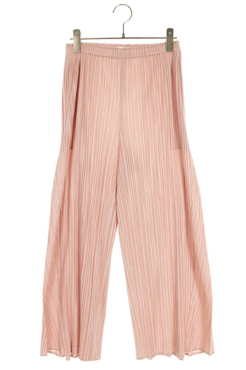 プリーツプリーズ サイズ:3 PP23JF165 プリーツロングパンツ 中古 BS99_画像1